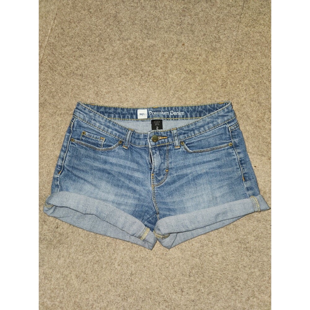 Womens Mossimo Mid Rise Size 2 Denim Shorts